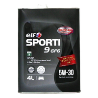 ELF SPORTI 9 GF6 5W30 SP 節能機油【299免運領券再享折扣】