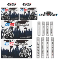Motorcycle For BMW F750GS F750 F 750 GS ADV Adventure Tail Top Side Box Luggage Aluminium Stickers Decals Side Trunk Sticker