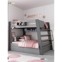 Modern Double Decker Bunk Bed For Kids s Queen Bunk Bed With Drawer Mattress Set High Quality Wood S