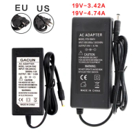 19 V Power Supply AC Adapter 19 V 4.74 A 3.42 A Laptop Charger Desktop Adapter Power Supply With EU AU US UK Notebook Charger