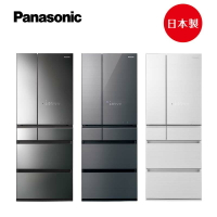 【Panasonic】日本製無邊框鏡面/玻璃系列600L六門電冰箱(NR-F607HX)(鑽石黑/雲霧灰/翡翠白) 【APP下單點數加倍】