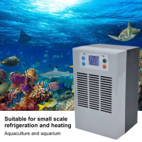 Electronic Water Chiller Aquarium Digital Cooling Heating Machine Small Fish Tank Water Heater&amp;Chiller 20L 70W STC‑200 100‑240V