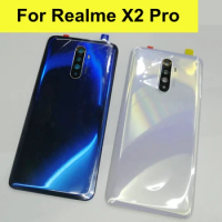6.5" X2Pro Battery Cover For Realme X2 Pro Back Cover For Oppo Realme X2 Pro Back Housing with camera lens