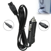 1pc 12V DC Car Cooler Cool Box Mini Fridge 2 Pin Lead Cable Plug Wire Car Refrigerator Cigarette Lighter Power Cord Accessories