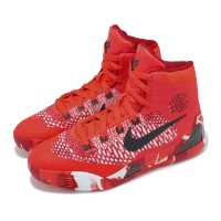 【NIKE 耐吉】籃球鞋 Kobe IX Elite GS 大童 女鞋 紅 Christmas配色(HJ9446-600)