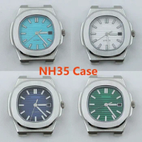 41mm NH35 Case Dial Hands Watch MOD Parts for Nautilus Seiko NH36/NH38 Automatic Mechanical Movement Accessories Repair Tools