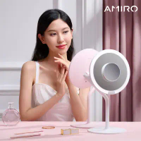 【AMIRO】Mate S LED高清日光化妝鏡-白色