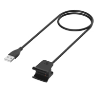 50pcs/Lot by DHL 100CM for Fitbit Alta HR Smart Watch USE USB Power Charger Cable USB Charging Cable Cord No Reset Button