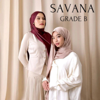 Tantri Namirah Official - Savana Luxury Pashmina (GRD B) Silk Soft