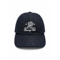 LARUSSO Topi Pria Denim Baseball British Heritage Graphic - Navy