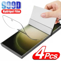 4pcs Hydrogel Film For Samsung Galaxy S23 S22 Ultra S10 S8 S9 S20 Plus S21 FE Screen Protector For Samsung Note 10 20 Ultra Film