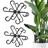 Stem Support Alocasia Monstera Leaf Supports 4Pcs Vine Support Clips For Climbing Plants To Grow Upright And Make Healthier