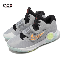 Nike 籃球鞋 KD Trey 5 X EP 灰 橘 藍 杜蘭特 男鞋 氣墊 魔鬼氈 平民版 DJ7554-009