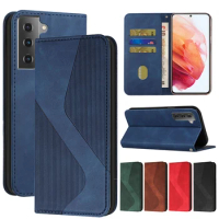 2024 Card Holder Leather Wallet Case for Samsung S22 S21 S20 S10 S9 Plus Note 20 S21FE S20FE Flip Cover for Galaxy A13 A33 A53 A