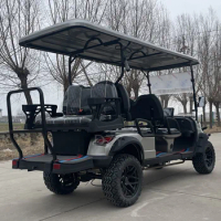 2024 new CE certification maintenance free 2+4 seat customized electric golf cart electric handcart wholesale