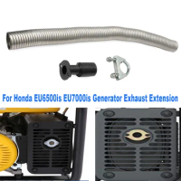For Honda EU6500is EU7000is Invertor Motorcycle Generator Exhaust Extension 2 Inch Firman Generator Exhaust Extension Parts