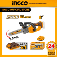 CGSLI20851 CORDLESS MESIN GERGAJI CHAINSAW BATERAI 8\ 20V 2AH INGCO"