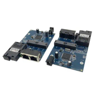 Optical Switch Fiber Converter Ethernet Transceiver Media 1.25G 10/100/1000M 1G2E 1SC 1310nm A 1550nm B 1G MC With 5V2A Power SP