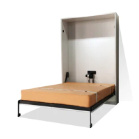 Electric Lifting Invisible Bed Folding Straight Flip Hidden Bed up and down Murphy Wall Bed Wardrobe Hardware Accessories