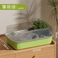 升級款烏龜專用缸家用造景生態缸中小型水族箱陽臺客廳龜龜飼養箱