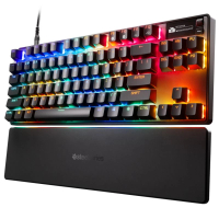 SteelSeries Apex Pro TKL Gen3 機械式鍵盤 OLED 智慧顯示器 64740 黑色 (V072) 