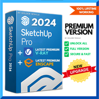 🔥SketchUp Pro 2016-2024 𝐔𝐏𝐆𝐀𝐃𝐄  Lifetime full package bundle Vray enscape (Windows/Mac)
