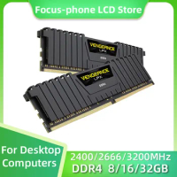CORSAIR Vengeance LPX DDR4 8GB 16GB 32GB 3200MHZ 2400Mhz 2666Mhz DIMM RAM PC4-25600 19200 21300 Desktop Memoria Ram