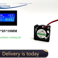 New Mute 2510 DC Brushless 2.5cm Miniature 12V 25 * 10MM Lhy251012ms Cooling Fan 25*25*10mm