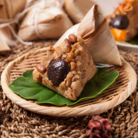 【狀元油飯】經典燒肉粽10顆(170g/顆;含運;端午節肉粽;粽子)