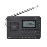 KDKA-603 Radio FM AM SW Portable Radios AM FM Rechargeable Shortwave Radio On Batteries