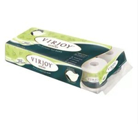 (10巻 淡雅花茶) Virjoy Luxury 唯潔雅豪華系列4層壓花衛生紙 (10巻) x 1條