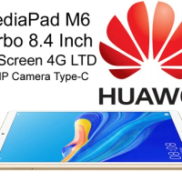 Exquisite Tablet HUAWEI MediaPad M6 Pad 4G 8.4 Inch 2K Display FingerPrint Octa Core 13MP Camera Harman 6100mAh Battery Turbo