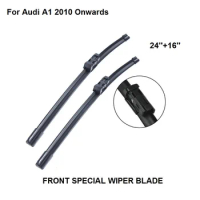Wiper Blade For Audi A1 2010 Onwards 24''+16'' High Quality Iso9000 Natural Rubber Clean Front Windshield