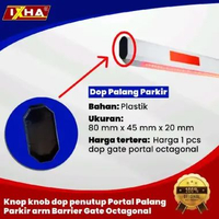Dop knop knob tutup arm Portal Palang Parkir Barrier Gate Octagonal