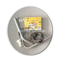 Parabola mini odu 60cm kuband paket receiver nex mola parabola PAKET 60CM NEX COMBO KUNING DISH KVIS