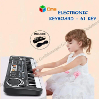 Baru - Piano Elektronik Anak 61 Keys Mainan Keyboard Electronic 61 Keys Mic Dan Charger