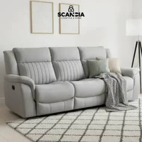 SCANDIA Yvonne Sofa 3 Seater Recliner - Kursi Santai Nyaman Tidur Mewah Reclining Keluarga Baca Empu