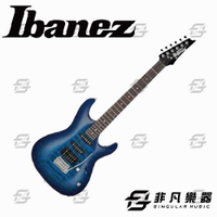 Ibanez 電吉他 GRX60QA /藍色虎紋 / 原廠公司貨