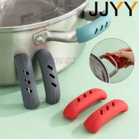 JJYY Silicone Heat Insulation Oven Mitt Glove Casserole Ear Pan Pot Holder Oven Grip Anti-hot Pot Clip Kitchen Accessories