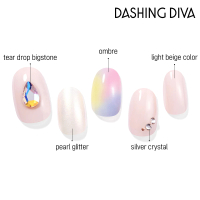 【DASHING DIVA】GLOSS頂級凝膠美甲貼_寶石彩虹