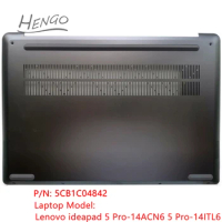 5CB1C04842 Black New Original For Lenovo ideapad 5 Pro-14ACN6 5 Pro-14ITL6 Lower Bottom Base Case Cover D Shell