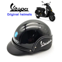 For Vespa Scooter Retro Half Helmet Universal Motorcycle Original Helmet