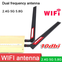 2.4G 5G 5.8G WIFI antenna dual frequency 10dbi 8Dbi FOR WiFi swept wireless network card router antenna 2.4Ghz Bluetooth