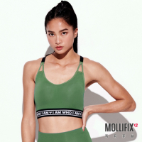 Mollifix 瑪莉菲絲 3D防震高強度運動內衣 (森綠)、瑜珈服、無鋼圈、開運內衣