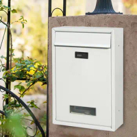 Vintage Style Wall Mounted Mailbox Storage Letterbox for Outdoor Business Ornament
