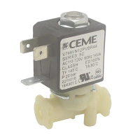 [HOT NMHV RTG 511] CEME V799 NC 2 Way AC110V - 120V 60HZ 20bar Water Fluid Air Steam Plastic Food Gr