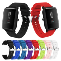 20mm Silicone Strap for Xiaomi Huami Amazfit Bip Lite Smart Watch Band Replacement Watchband for Huami Amazfit GTS 4/3/2