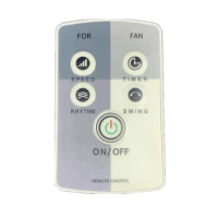 New remote control For Mitsubishi electric fan floor fan remote control LV16-GU LV16S-RU