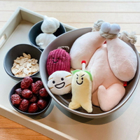 寵物玩偶 韓國人參雞湯玩偶 韓版 玩偶組 填充絨毛玩偶 填充絨毛玩具 發聲玩偶 響紙玩偶