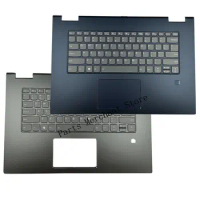 New Palmrest Keyboard Backlit For Lenovo Yoga 730-15 730-15IKB 730-15IWL Gray Blue 5CB0Q96479 5CB0U65209